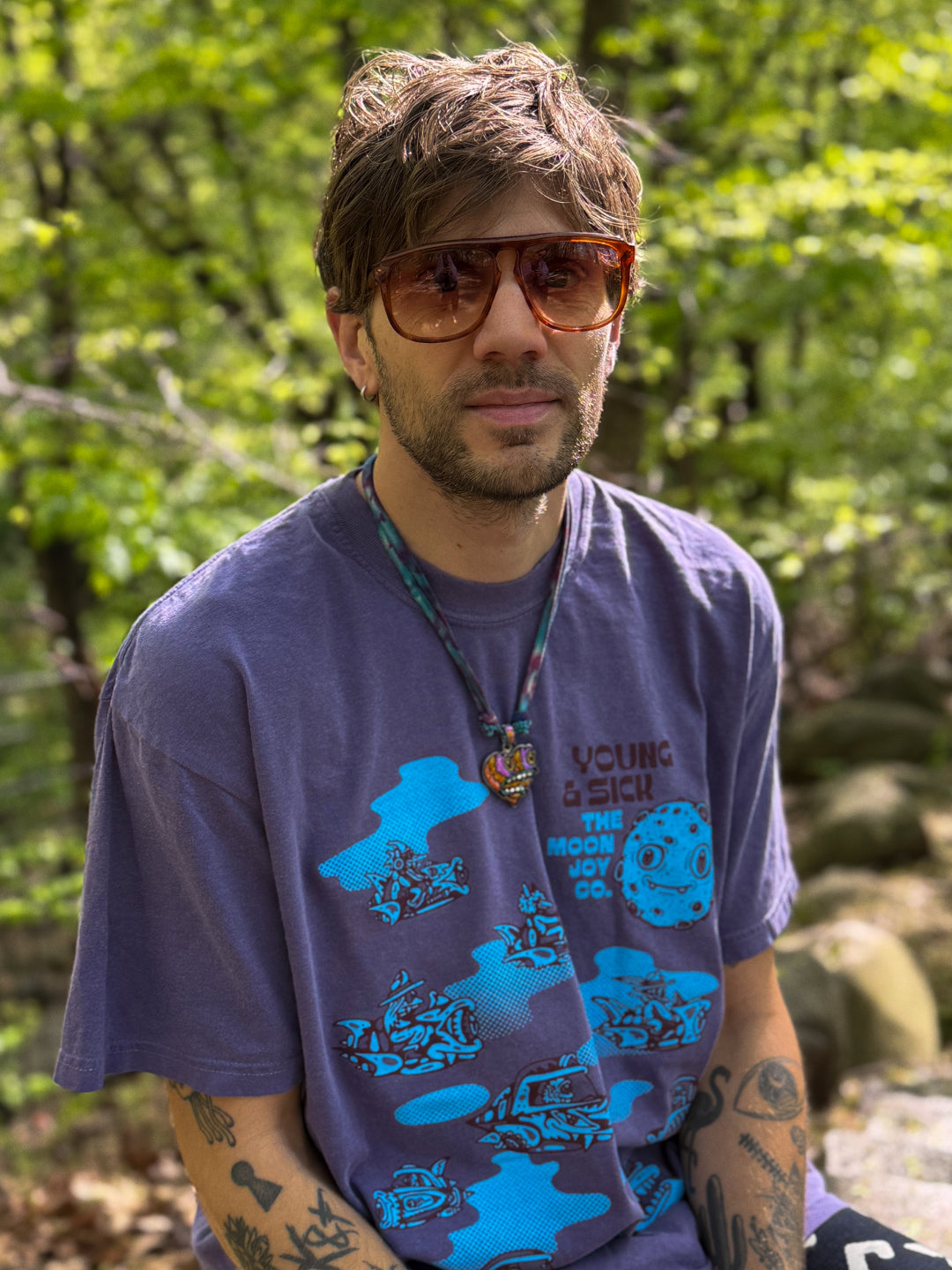 Moon Joy T-Shirt in Purple