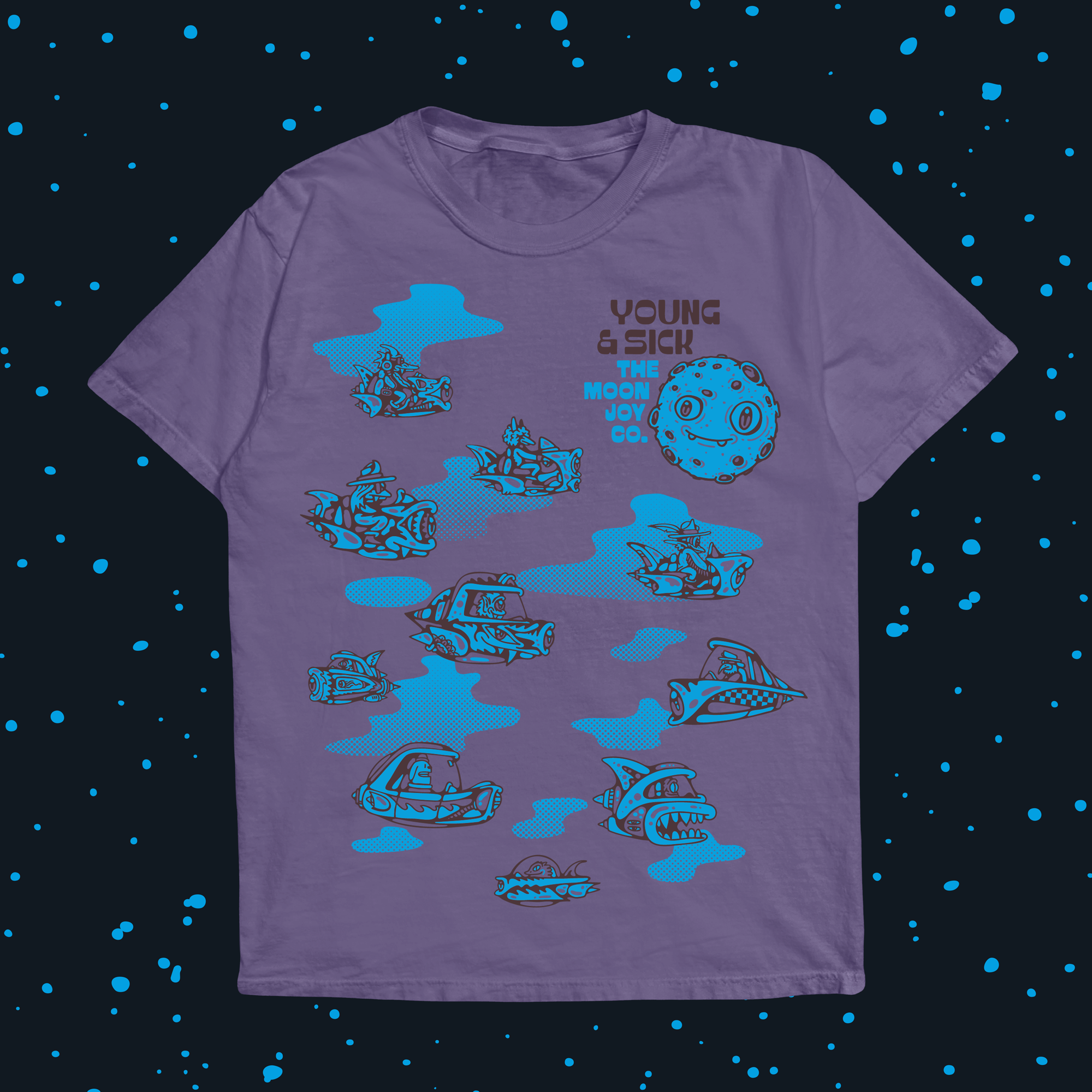Moon Joy T-Shirt in Purple
