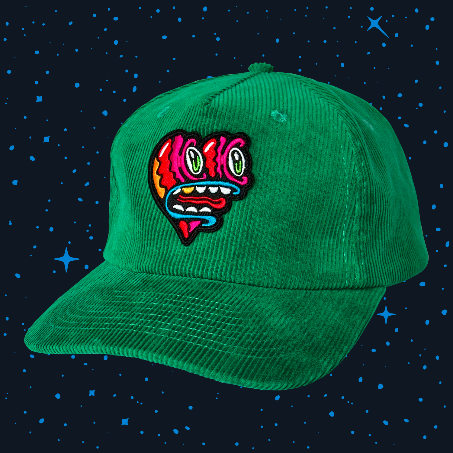 Beatie Green Corduroy Cap